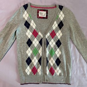 Argyle Cardigan